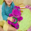Barney Barney's Singer Plush 25+ cm with Sounds Plays 10 Phrases and 5 Songs in English, French, German, Italian and Dutch Toy for Ages 2 and Up JGT51 view 3