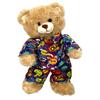 Purple Super Hero PJ's Bear Clothes Outfit, Fit Most 12-16 Inch Stuffed Soft Toys - Pajamas Plushy Clothes for Stuffed Animals, Pre Kindergarten Toys view 2