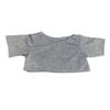 Grey T Shirt for 6 to 10 Inch Stuffed Animals Plush Clothes Outfit Top Soft Dress Up Accessory Fits Teddy Bears Plushies Dolls view 1