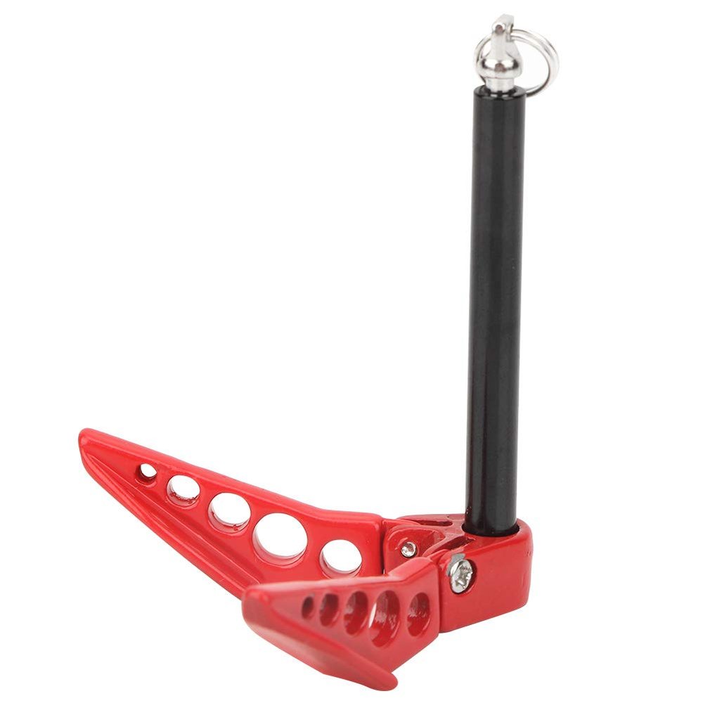 1/10 RC Crawler Car Metal Fold up Anchor Winch Earth Ground Tool Fit for Axial SCX10 D90 CC01, Premium Quality Metal Construction Adds Authenticity, Compact Lightweight Design