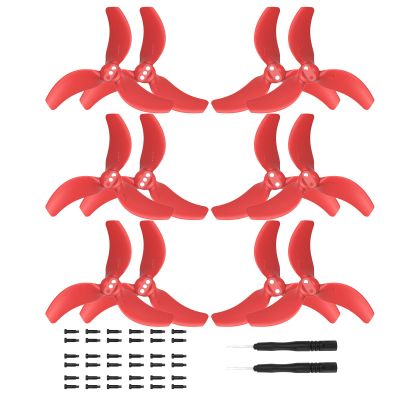 12 Pcs Avata 2 Propellers for DJI Avata 2 Accessories,Low-Noise Blades Props Wings Replacement Blades Accessories (Red)