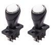 2Pcs weelye Children's Electric Car Joystick Toy Bumper Car Forward Reverse Switch On The Car Forward and Backward Switch, Children Rotate 360 Degrees Toy Car Push Rod Shift Automatic Reset Switch view 1