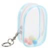 MERRYHAPY 1set Portable Clear Keychain Display Bag for Mini Figures Collectibles Organizer with Zipper Closure Travel-friendly Doll Storage Case for Showcasing Toys view 1