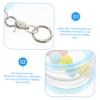 MERRYHAPY 1set Portable Clear Keychain Display Bag for Mini Figures Collectibles Organizer with Zipper Closure Travel-friendly Doll Storage Case for Showcasing Toys view 3
