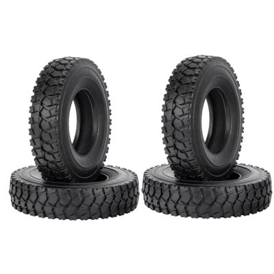 Compatible with Tamiya for Man for King for Hauler for ACTROS for Scania 1/14 RC Parts 4Pcs 19Mm Rubber Tires Semi Tractor Truck Tipper RC Tires