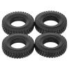 Compatible with Tamiya for Man for King for Hauler for ACTROS for Scania 1/14 RC Parts 4Pcs 19Mm Rubber Tires Semi Tractor Truck Tipper RC Tires view 3