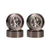 4Pcs 1.3 Inch Metal Beadlock Wheel Rim Wheel Hub for TRX4M 1/18 RC Crawler Car Upgrade Parts Accessories,5 view 1