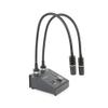 Microscope Kit 2 in 1/3 in 1 6500K 6W Microscope LED Gooseneck Light Industry Illuminator Lamp Spot Light Lamp Fill Light Lamp with 60 LED Ring Light Microscope Lens Adapters(2 in 1 A) view 1