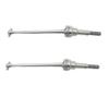 2Pcs Metal Front Drive Shaft Upgrade Parts Compatible with 1/12 RC Crawler and Short Course Models 12428 12423(Silver) view 1