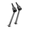 2Pcs Metal Front Drive Shaft Upgrade Parts Compatible with 1/12 RC Crawler and Short Course Models 12428 12423(Silver) view 2