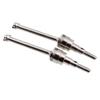 2Pcs Metal Front Drive Shaft Upgrade Parts Compatible with 1/12 RC Crawler and Short Course Models 12428 12423(Silver) view 3