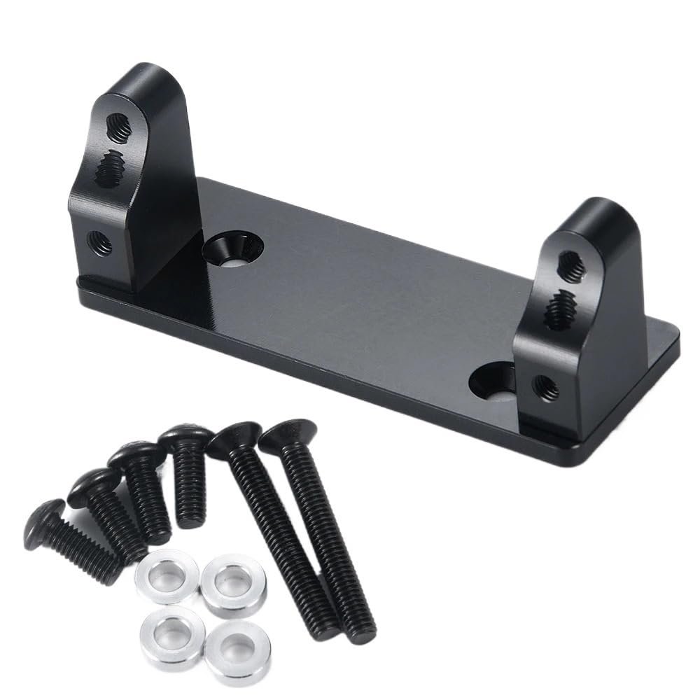 DUHWQ Aluminum Fixed Bracket Servo Mount Compatible with 1/10 4x4 Model Upgrade Parts