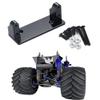 DUHWQ Aluminum Fixed Bracket Servo Mount Compatible with 1/10 4x4 Model Upgrade Parts view 2
