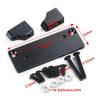 DUHWQ Aluminum Fixed Bracket Servo Mount Compatible with 1/10 4x4 Model Upgrade Parts view 4