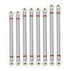 DUHWQ 8Pcs 313Mm Aluminum Link Rods Compatible with 1/10 Scale RC Crawler(RED) view 2