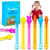24 Pack Easter Mini Bubbles Wands Party Favors for Kids, Spring Toys Gifts Basket Stuffers for Toddlers, Non Candy Easter Goody Treat Bag Fillers for Boy Girl, Small Trinket Prize for Classroom School view 1