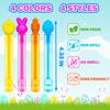 24 Pack Easter Mini Bubbles Wands Party Favors for Kids, Spring Toys Gifts Basket Stuffers for Toddlers, Non Candy Easter Goody Treat Bag Fillers for Boy Girl, Small Trinket Prize for Classroom School view 2