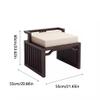 PQWADCBVGX Entryway Stool Solid Wood Bench Shoe Changing Small Stool Single Sofa Seat Shoe Changing Stool view 3