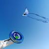 10.2 in Kite Reel Winder with Line, String Reel for Kids & Adults, Easy to Use String and Spool, it Comes with Durable Kite Thread and Connector (Dark Blue) view 4