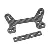 2Pcs Carbon Fiber Front & Rear Shock Tower for Ta-Miya DF-02 DF02 RC Car Upgrade Parts Accessories view 4