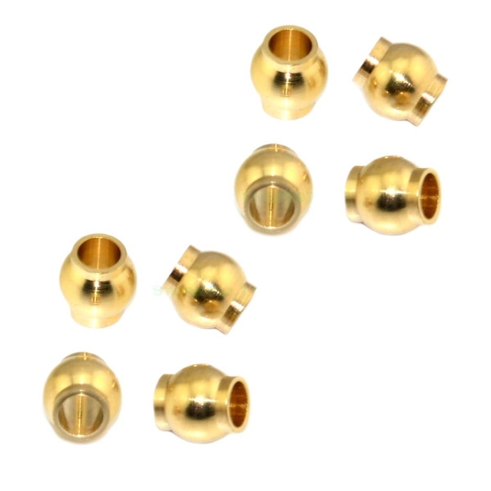 StiNGZjdM 4/8pcs for HSP 06007 Shock Absorbers & Linkages Ball Head 4P for 1/10 4WD RC Model Car Buggy Truck 94123 94111 94166 94188(8pcs)