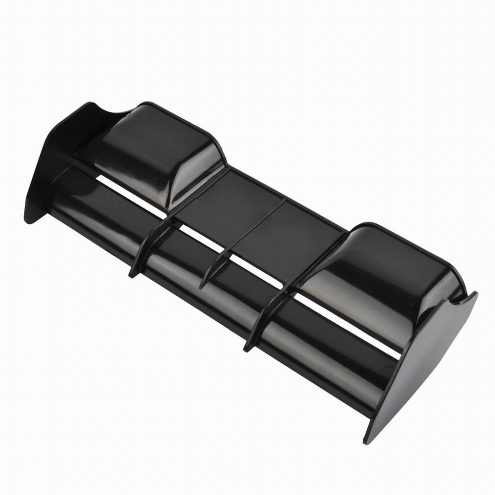 StiNGZjdM RC Car ABS Plastic Tail Wing for 1/8 Model Cars 1:8 for Nitro Electric Powered Off Road Buggy Truck(Black)