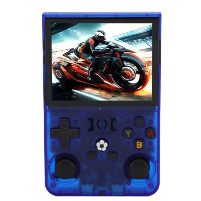 Portable Game Console, Dual 3D Joysticks 3.5 Inch Screen Handheld Game Console 640x480 for Outdoor (128GB)
