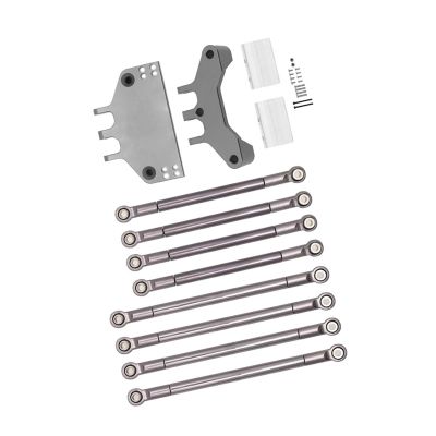 RC Car Accessories for MN G500 for MN86KS MN128 MN86K MN86 MN86S 1/12 Link Rod Servo Mount Pull Rod Mount for Seat Bracket RC Car Upgrade Parts Replacement(Gray)