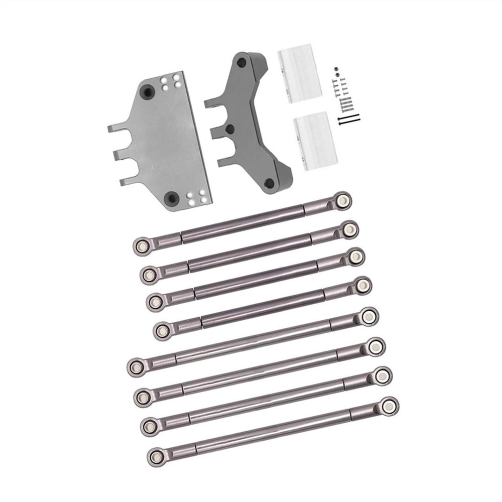 RC Car Accessories for MN G500 for MN86KS MN128 MN86K MN86 MN86S 1/12 Link Rod Servo Mount Pull Rod Mount for Seat Bracket RC Car Upgrade Parts Replacement(Gray)