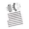 RC Car Accessories for MN G500 for MN86KS MN128 MN86K MN86 MN86S 1/12 Link Rod Servo Mount Pull Rod Mount for Seat Bracket RC Car Upgrade Parts Replacement(Gray) view 1