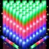 217 PCS Glow Sticks Bulk Party Pack, Foam Glow Sticks, Glow In The Dark Party Supplies, Foam Light up Sticks with 3 Modes Colorful Flashing, Foam Glow Sticks Bulk for Wedding, Party, Birthday, Raves view 1