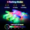 217 PCS Glow Sticks Bulk Party Pack, Foam Glow Sticks, Glow In The Dark Party Supplies, Foam Light up Sticks with 3 Modes Colorful Flashing, Foam Glow Sticks Bulk for Wedding, Party, Birthday, Raves view 2
