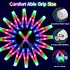 217 PCS Glow Sticks Bulk Party Pack, Foam Glow Sticks, Glow In The Dark Party Supplies, Foam Light up Sticks with 3 Modes Colorful Flashing, Foam Glow Sticks Bulk for Wedding, Party, Birthday, Raves view 3