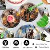 120pcs Dinosaur Party Supplies Paper Plates Napkins Disposable Tableware Set Paper Cups Green Forks for Dinosaur Theme Birthday Party Supplies for Boys Kids Severs 24 view 3
