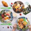 120pcs Dinosaur Party Supplies Paper Plates Napkins Disposable Tableware Set Paper Cups Green Forks for Dinosaur Theme Birthday Party Supplies for Boys Kids Severs 24 view 4