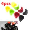 StiNGZjdM 4pc Shock Absorber & Hydraulic Frame Protection Protection Cover Shock Absorption Cap for 1:8 1:10 RC Car Parts for Traxxas for HSP for HPI(Yellow) view 2