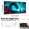 ETLKJVBL for MTG Playmat, Epic Dragon and Flower Premium for Magic The Gathering Mat with Beautiful Patterns & Storage Bag for Game Players, 24 x 14 Inch for Card Game Mat view 3