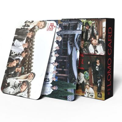 KPOPBP HOP Album Photocard 55 PCS KPOP Lomo Card Set Felix Photo Cards SKZ HAN Hyunjin Gift Merch for SKZ Boys and Girls
