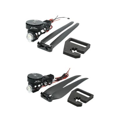 CUIPPWRJ X11 Plus Motor Power 14S Compatible Agriculture UAV Pull 37kg with 4314 Folding 4 Sets Plant Protection(CW 1 Set CCW 1 Set)
