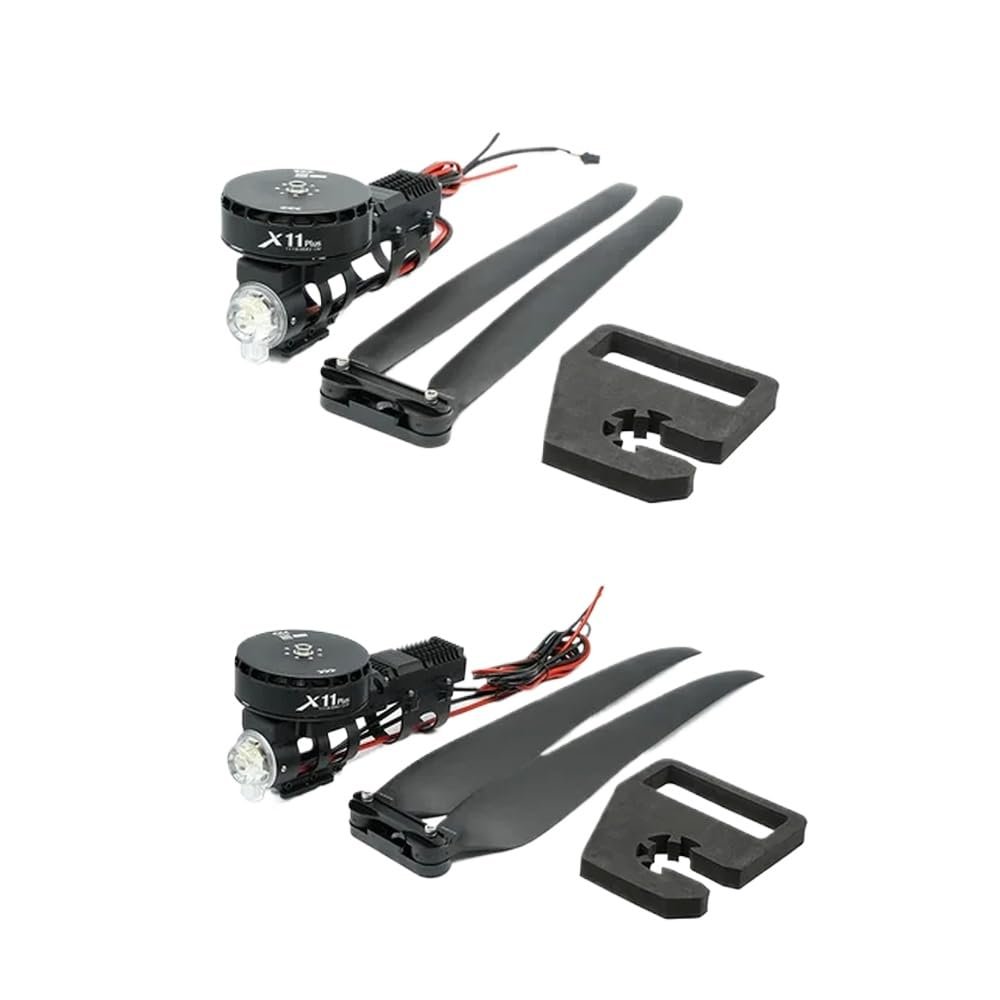 CUIPPWRJ X11 Plus Motor Power 14S Compatible Agriculture UAV Pull 37kg with 4314 Folding 4 Sets Plant Protection(CW 1 Set CCW 1 Set)