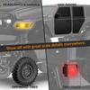 Moonzeamus RCS24 Off Road 1/24 RC Truck 4x4 Off Road Crawler Climbing Vehicle All Terrain RC Monster Truck Remote Control Car with Bright Headlight 2 Batteries Waterproof Hobby RTR (Black) view 4