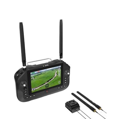 CUIPPWRJ Dual Frequency Band 24GH and 5GH Handheld Ground Station Controller Compatible with UniRC 7 and UniRC 7 Pro Featuring 7 Inch 1080P Display(UniRC 7)