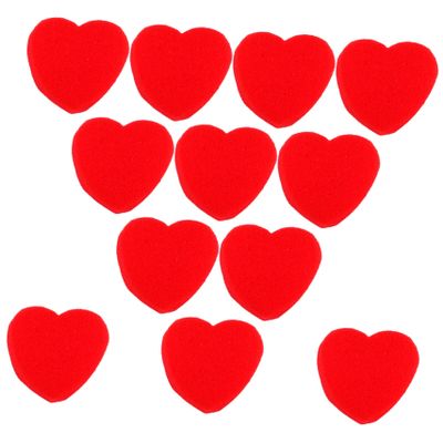 Alipis 20pairs Heart Shaped Sponge Props for Close-up Illusion Hearts for Performance Party Entertainment and Event Enhancement for Weddings and Gatherings