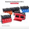 36mm RC Motor Cooling Fan with Heatsink, 28000RPM 8.4V Dual Fans RC Brushless Motor Heatsink Cover for 540 550 Motor (Orange) view 2