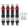 4Pcs RC Shocks Absorbers, Aluminium Alloy Adjustable Dual Section Spring Dampers for 1/10 RC Crawler Car (70mm) view 1