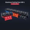 36mm RC Motor Cooling Fan with Heatsink, 28000RPM 8.4V Dual Fans RC Brushless Motor Heatsink Cover for 540 550 Motor (Red) view 3
