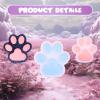 1pcs Black Big 5.5in Thin Squishy Cat Paw Squeeze Toys,Cute Kawaii Squishies,Cat Paw Fur Ball,Jelly Kitty Paw Squishy Funny for Adults Kids (1pcs Black Big 5.5in Thin) view 2