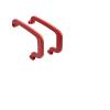 Aluminum Alloy Gimbal Bumpers for Avata 2 Anti-Collision Bar Protector Gimbal Lens Bumper for Avata 2 Drone Accessories(Red) view 1