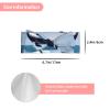 0-6 Months Baby Bow Hairband for Newborn, Infant, Toddler, Elastic Bow Headband, Whales at sea Decorative Headband view 3