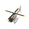 C123 RC Helicopter, 1:36 6CH EC135 Remote Control Helicopter for Adults, 2.4GHz RC Aircraft with 6-Axis Gyro, Inverted Flight, Altitude Hold, One Key Take Off/Landing (Champagne(2 Batteries) view 3
